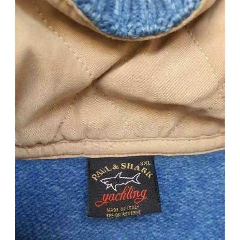 Paul & Shark trui wol 3XL zip collar