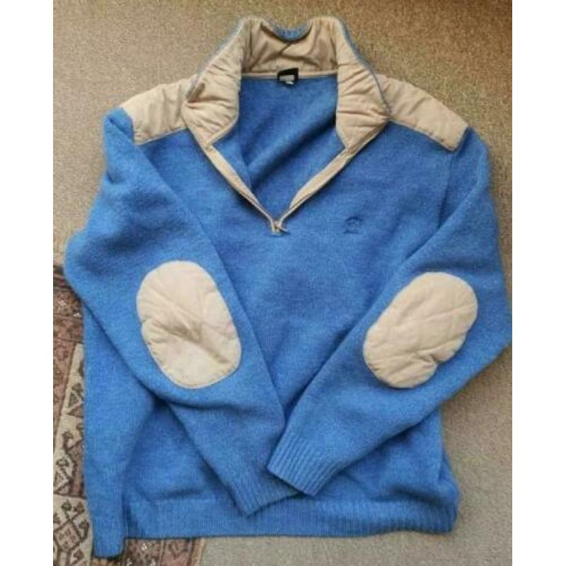 Paul & Shark trui wol 3XL zip collar