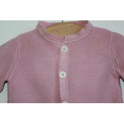 Roze vestje van Petit Bateau maat 62 (9496)