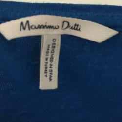 Massimo Dutti blauw t-shirt maat xs / s