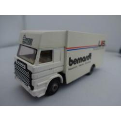 2 Verhuiswagens SCANIA - MERCEDES van EFSI schaal 1/87