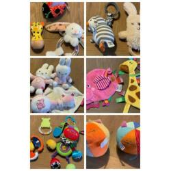 Babyspeelgoed 40 stuks o.a. Sophie de giraffe & Little Dutch
