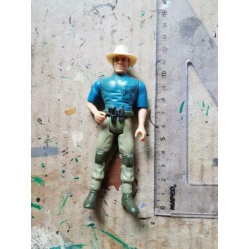 Jurassic Park actiefiguren: Alan Grant, Dennis Nedry, Robert