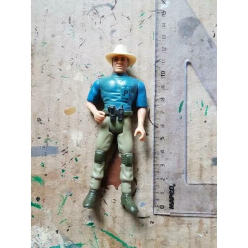 Jurassic Park actiefiguren: Alan Grant, Dennis Nedry, Robert