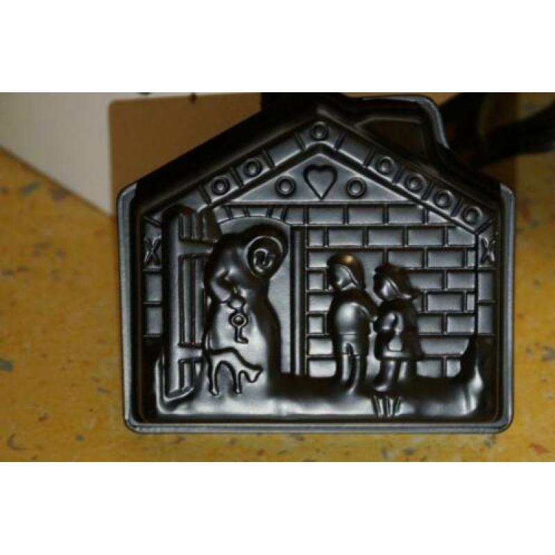 hans en grietje huis bakblik klein 13 x12 cm