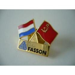 Zeer oude Fasson pin ( Avery Dennison )