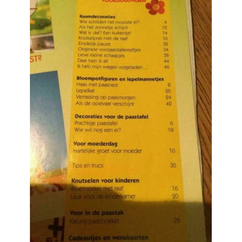 Nieuwe Knutselwereld Voorjaar en Pasen met werkbladKnutselwe