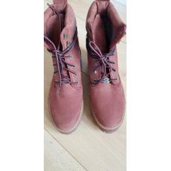 Timberland boots schoenen mt 37 bruin suede leer NIEUW