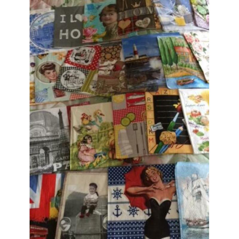 Pakket nr 34 met meer dan 200 servetten