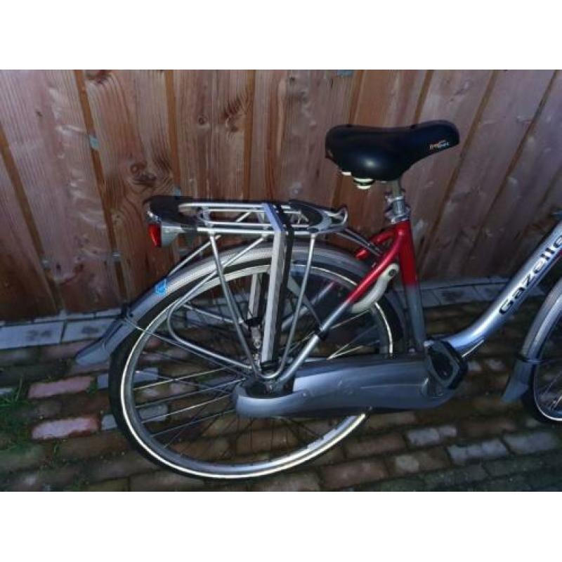 Gazelle Orange, 7versn, handremmen, framemaat 48cm