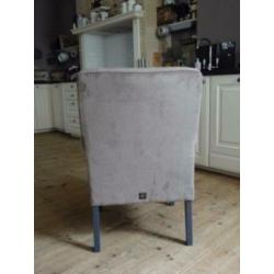 6 Chique strak model Roos met armleuning eetkamerstoelen