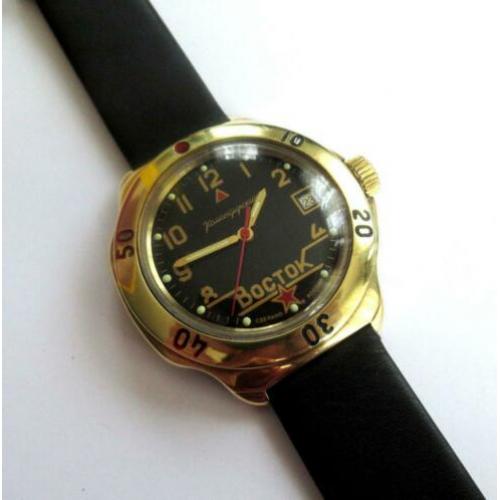 VOSTOK vintage water resistent mechanisch heren horloge '80