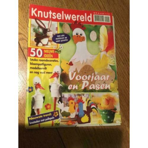 Nieuwe Knutselwereld Voorjaar en Pasen met werkbladKnutselwe