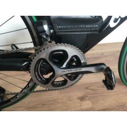 Cervelo P4 56 cm Dura ace DI2 tijdritfiets vermogensmeter