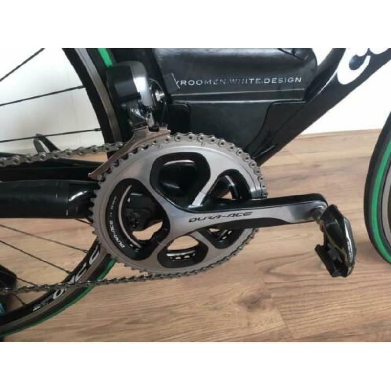 Cervelo P4 56 cm Dura ace DI2 tijdritfiets vermogensmeter