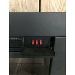 Sfeerkachel electrische met steigerhout ombouw