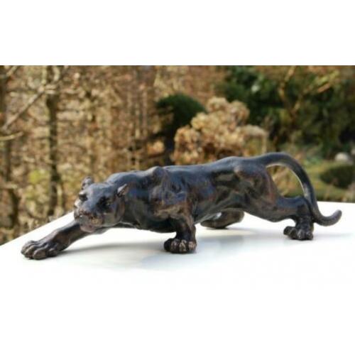 Beeld Panter Luipaard Brons Nieuw