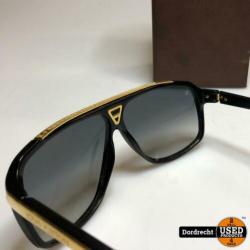 Louis Vuitton Zonnebril Zwart Goud Heren Model | Incl. Doos