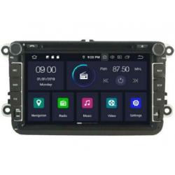 Navigatie vw polo dvd carkit android 9 usb carplay 8 inch