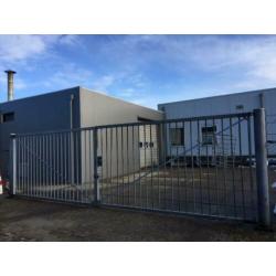 Heras poort draaipoort 7 meter.