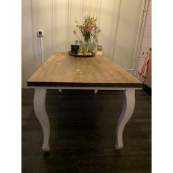 Eettafel en salontafel