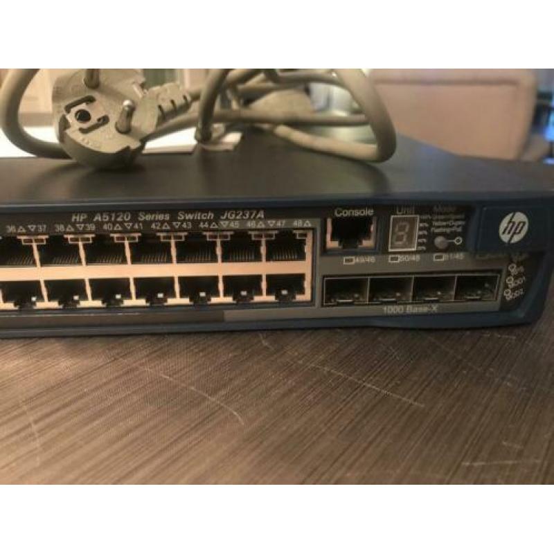 HP a5120 48G POE+ El switch JG237a 48 Ports POE+ 1000 Mbit