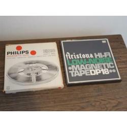 Aristona magnetic tape & empty reel van Philips