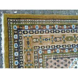 6, Tapijt, kleed, handgeknoopt, wol, vintage