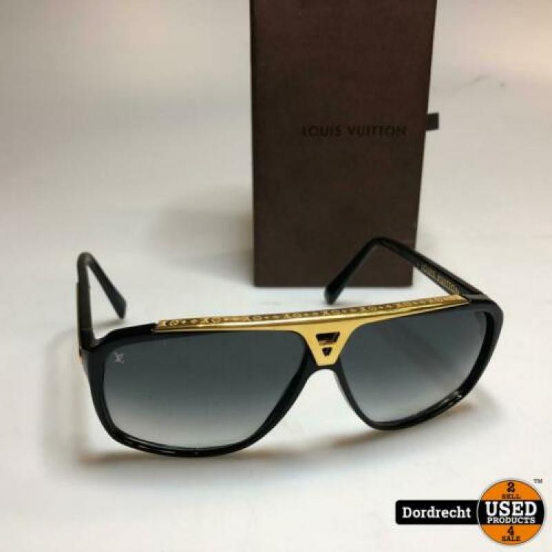 Louis Vuitton Zonnebril Zwart Goud Heren Model | Incl. Doos