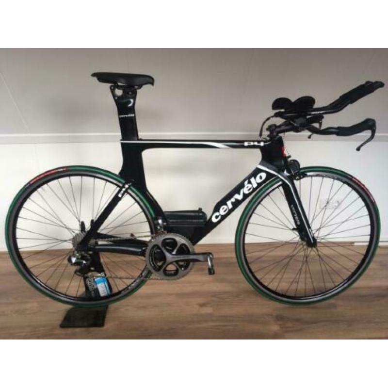 Cervelo P4 56 cm Dura ace DI2 tijdritfiets vermogensmeter