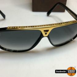 Louis Vuitton Zonnebril Zwart Goud Heren Model | Incl. Doos