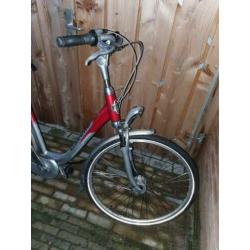 Gazelle Orange, 7versn, handremmen, framemaat 48cm