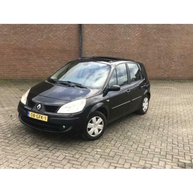 Renault Megane Scenic 1.6 16V LPG G-3 2008 Zwart PANAROMADAK