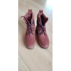 Timberland boots schoenen mt 37 bruin suede leer NIEUW