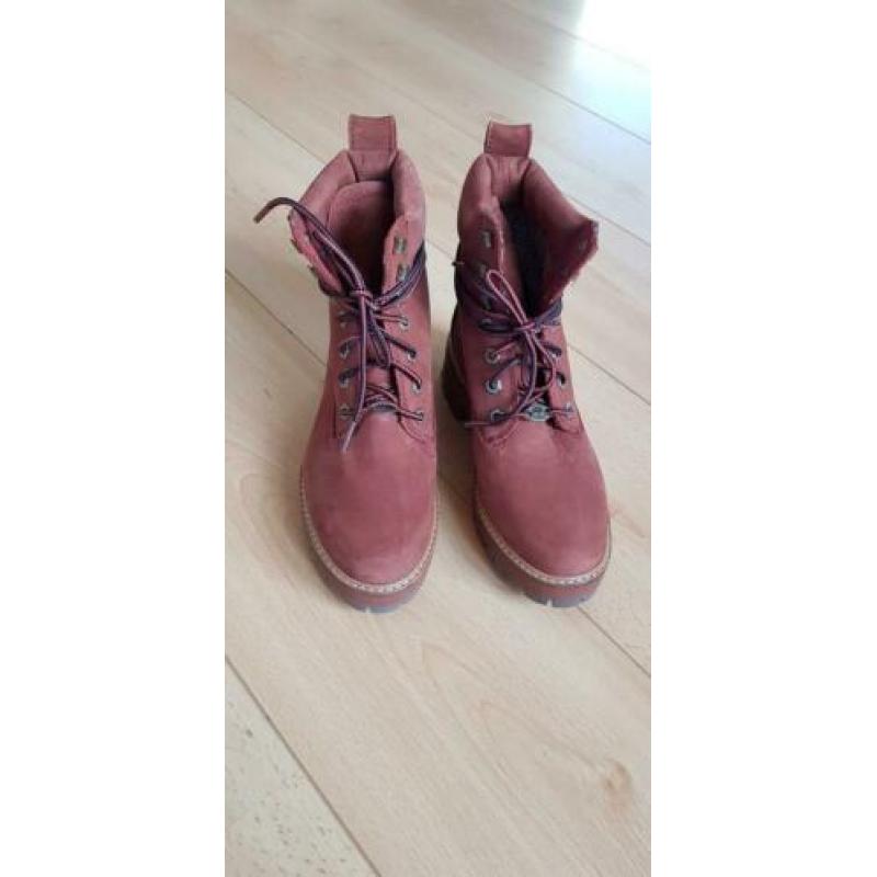 Timberland boots schoenen mt 37 bruin suede leer NIEUW