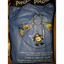 Bugzz kids poncho piraat 3-6 jaar