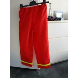 Carnaval verkleed Brandweerpak