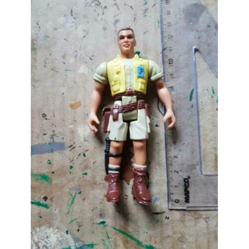 Jurassic Park actiefiguren: Alan Grant, Dennis Nedry, Robert