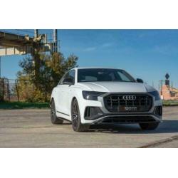Voorlip sideskirt achterlip spoiler - Audi Q8 S-line 18-