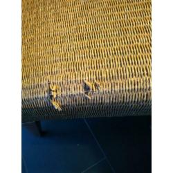 Loom eetkamerstoelen, 6 stuks