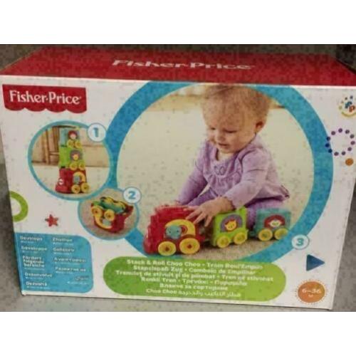 Fisher price baby trein set- nieuw!
