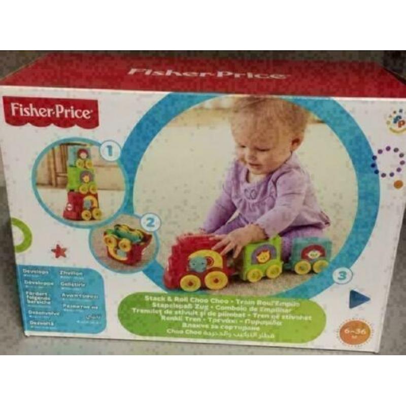Fisher price baby trein set- nieuw!