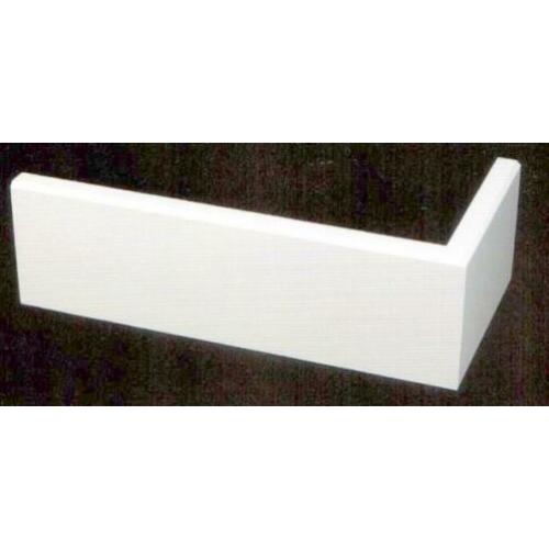 Partij MDF plinten wit gegrond