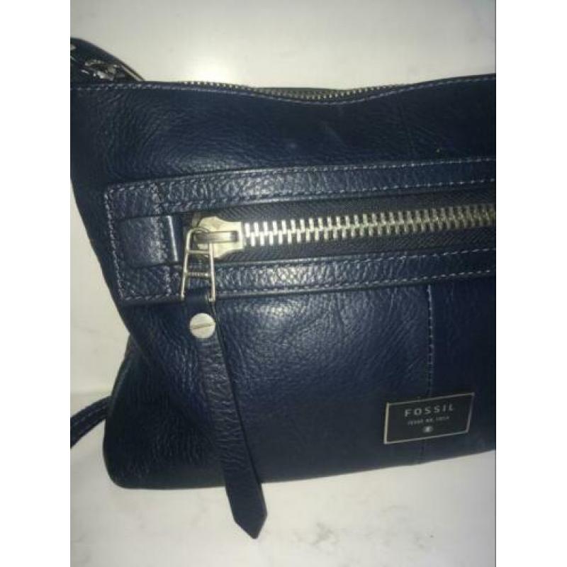 Fossil tas topstaat blauw 159,-