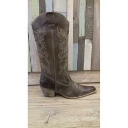 Nieuwe leren western/cowboy laarzen maat 39 € 30.00