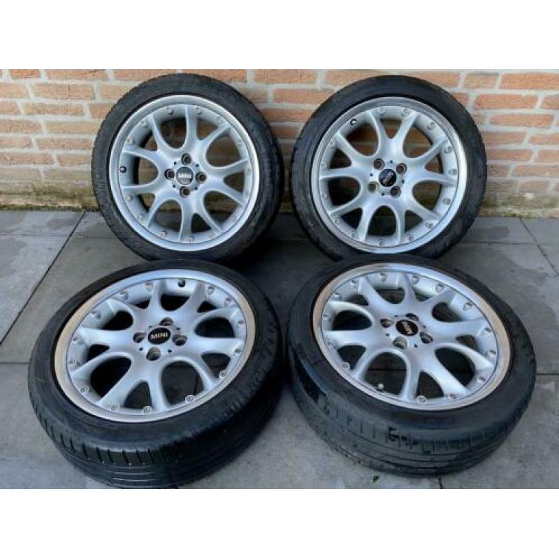 Orig. Set Mini Cooper S 17 inch R56 velgen 205 45 17 4x100