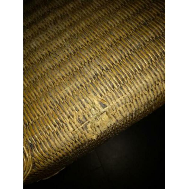 Loom eetkamerstoelen, 6 stuks