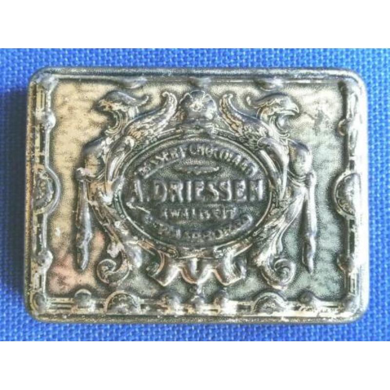 Monster blikje A. Driessen chocolade blik antiek