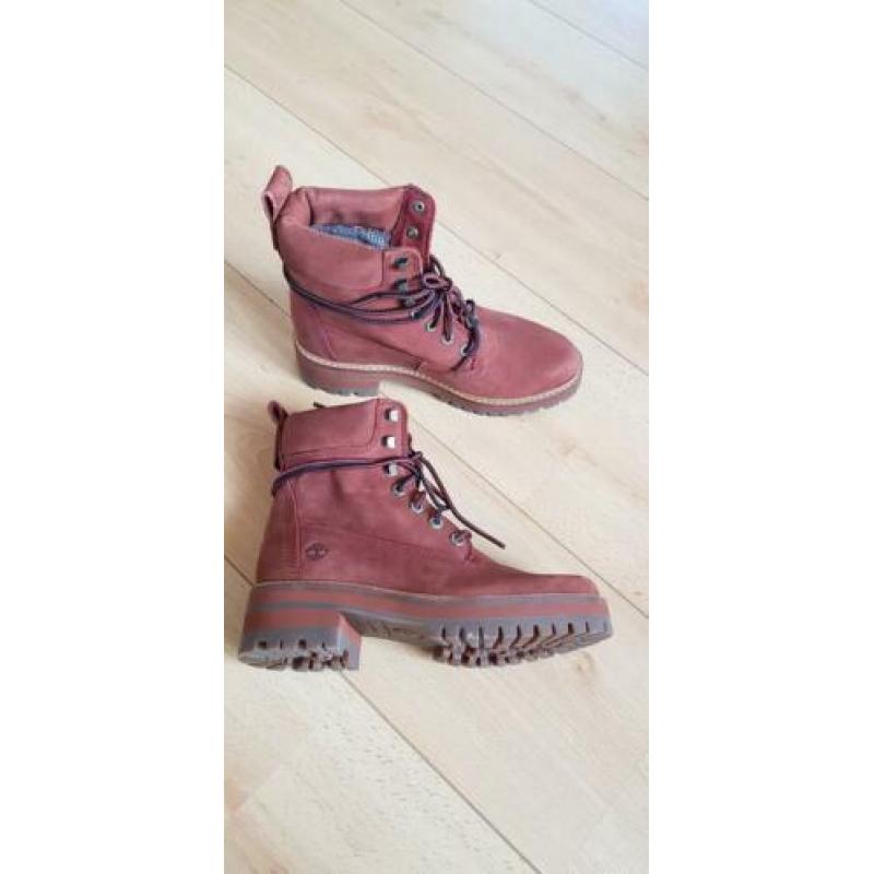 Timberland boots schoenen mt 37 bruin suede leer NIEUW