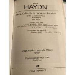 Haydn - Missa Cellensis